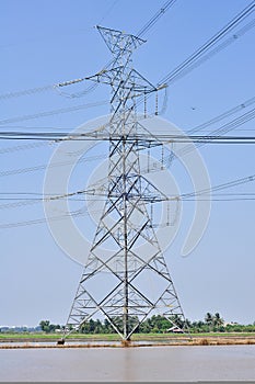 Electric tower for install HighVoltage lines