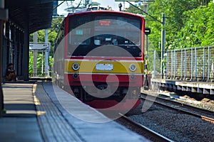 The Electric Train is the favorite public transportation for Jakarta residents.