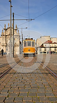 Electric tram in Portugal