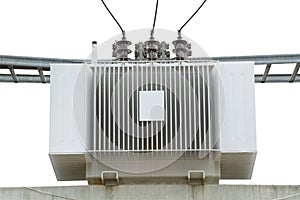 Electric transformer high voltage isolated