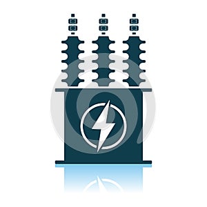 Electric Transformer Icon photo