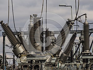 electric transformers of railway lines