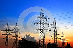 Electric transmission towers