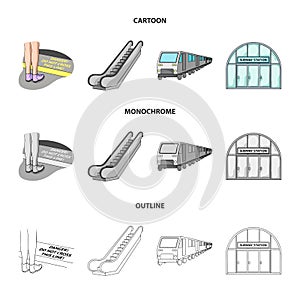 Electric, transport, equipment and other web icon in cartoon,outline,monochrome style.Public, transportation