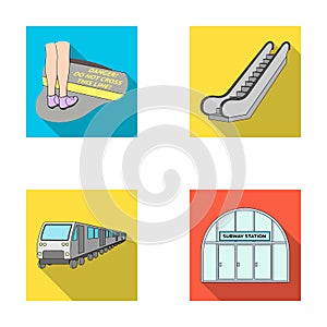 Electric, transport, equipment and other web icon in flat style.Public, transportation,machineryicons in set collection.