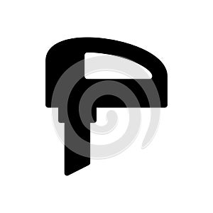 Electric vector glyph flat  icon