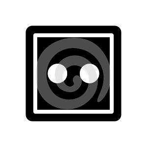 Electric vector glyph flat  icon