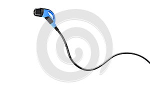 Electric vehicle charging plug isolated