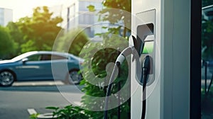 Electric vehicle charging station