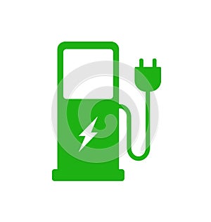 electric vehicle charging station icon.