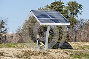 Electric Vehicle Charging Station Powered By Solar Energy