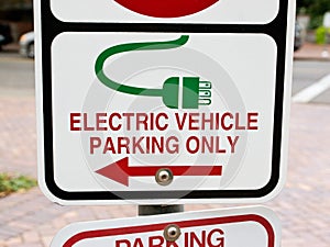 Electric vehicle parking