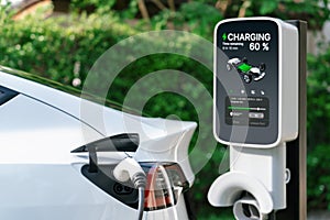 Electric vehicle technology utilized to home charging station. Synchronos