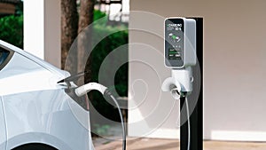 Electric vehicle technology utilized to home charging station. Synchronos