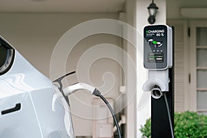 Electric vehicle technology utilized to home charging station. Synchronos