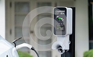 Electric vehicle technology utilized to home charging station. Synchronos