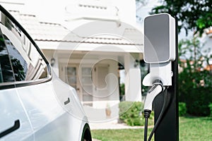 Electric vehicle technology utilized to home charging station. Synchronos