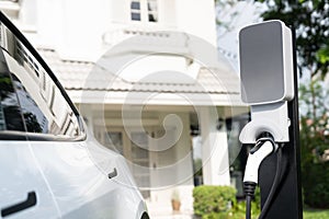 Electric vehicle technology utilized to home charging station. Synchronos