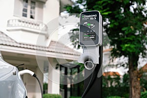 Electric vehicle technology utilized to home charging station. Synchronos