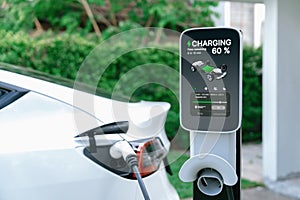 Electric vehicle technology utilized to home charging station. Synchronos