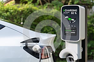 Electric vehicle technology utilized to home charging station. Synchronos