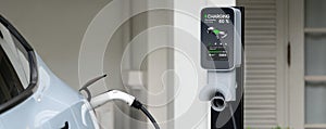 Electric vehicle technology utilized to home charging station. Synchronos