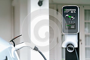 Electric vehicle technology utilized to home charging station. Synchronos