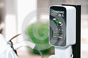 Electric vehicle technology utilized to home charging station. Synchronos