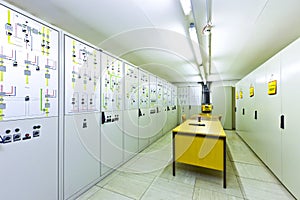 Electric voltage control room