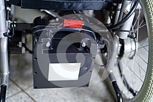 Electric wheelchair with batery for old elder patient cannot walk or disable people use in home or hospital, healthy strong