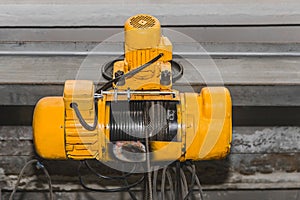 Electric winch hoist lifting mechanism industrial telfer and equipment with rope