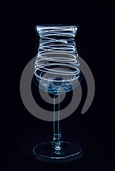Electric wine glass