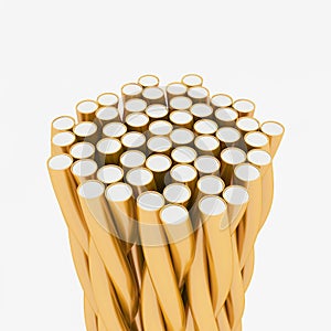 Electric wire cable with clipping path.