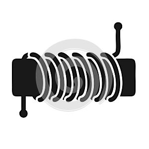 Electric wire cable icon. Simple illustration of electric wire cable vector icon for web design