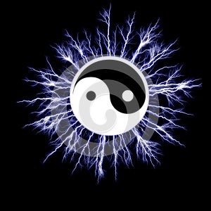 Electric YinYang symbol