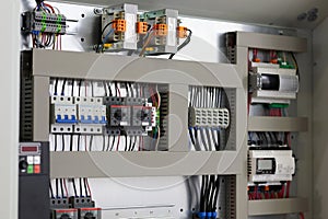 electrical cabinet with automation control system