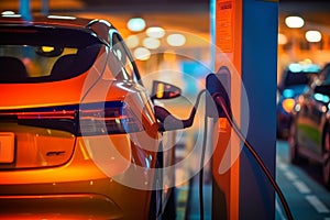 an electrical car charging generative AI