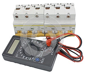 Electrical circuit breaker and digital multimeter