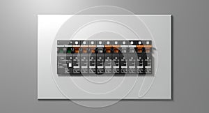 Electrical Circuit Breaker Panel