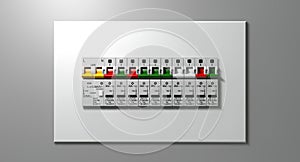 Electrical Circuit Breaker Panel