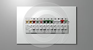 Electrical Circuit Breaker Panel