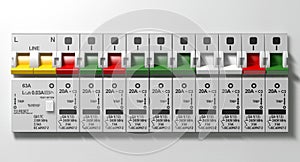 Electrical Circuit Breaker Panel