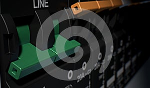 Electrical Circuit Breaker Panel