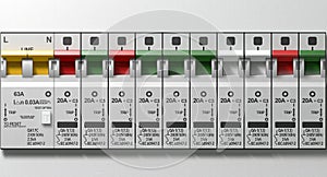 Electrical Circuit Breaker Panel