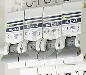 Electrical circuit breakers electricity