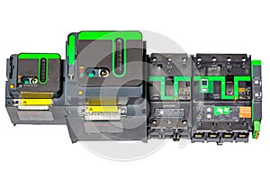 Electrical circuit breakers for installation inside a power cabinet