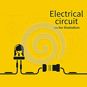 Electrical circuit template.