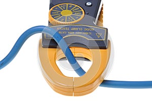 Electrical clamp meter tester