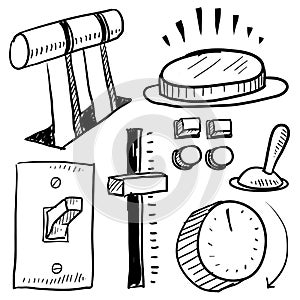 Electrical components and controls sketch