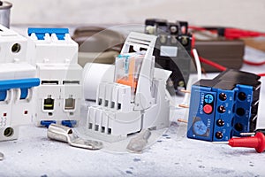 Electrical components and equipment and spare parts